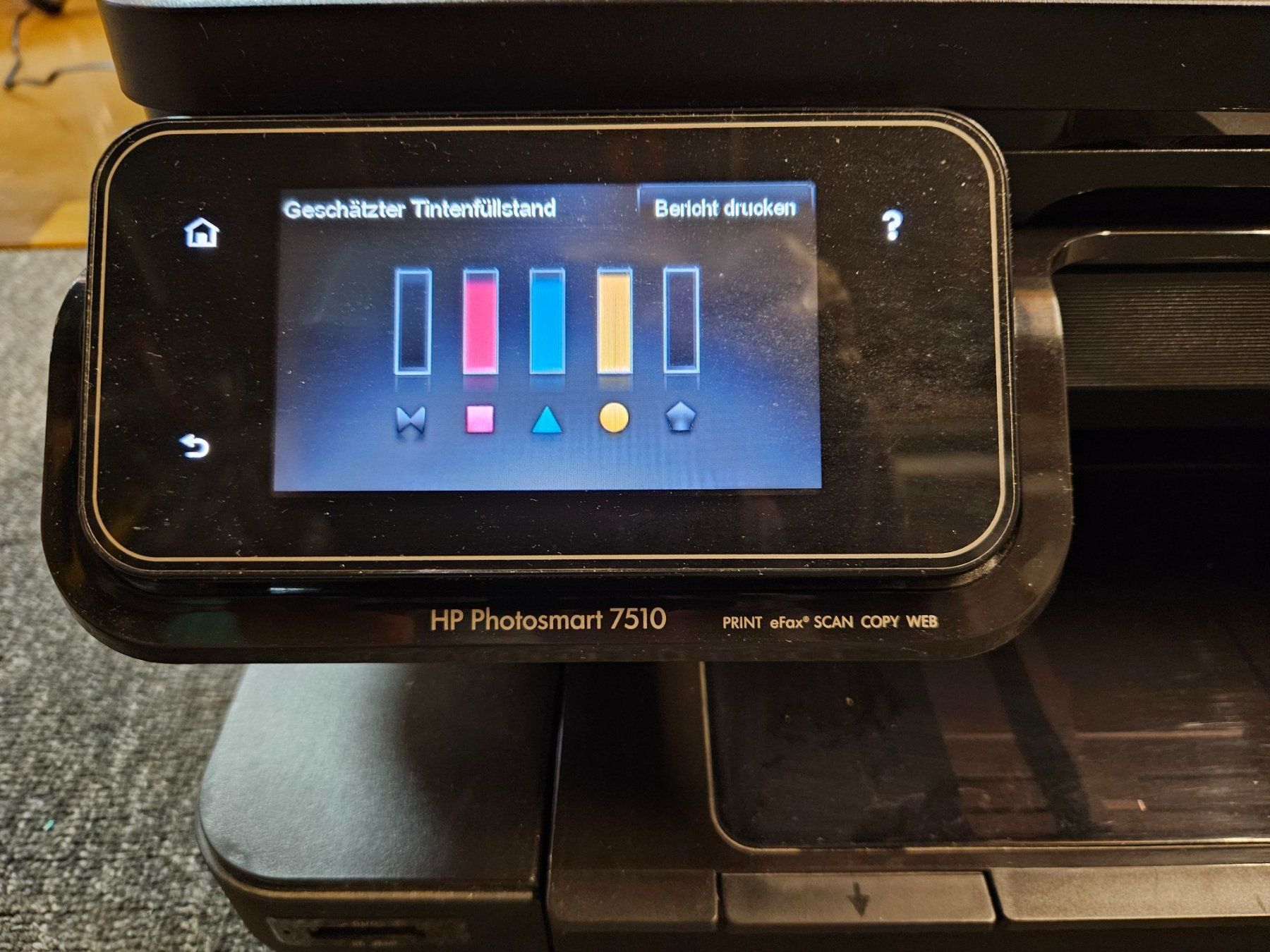 Hewlett Packard Drucker: Drucker HP Photosmart 7510 Multifunktionsgerät – Gebraucht aus Flamatt von 22oderso 1