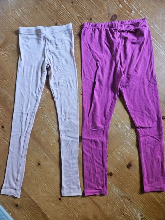 2 Bio leggings (122)/128 Wheat & naturaline wie pomp de lux