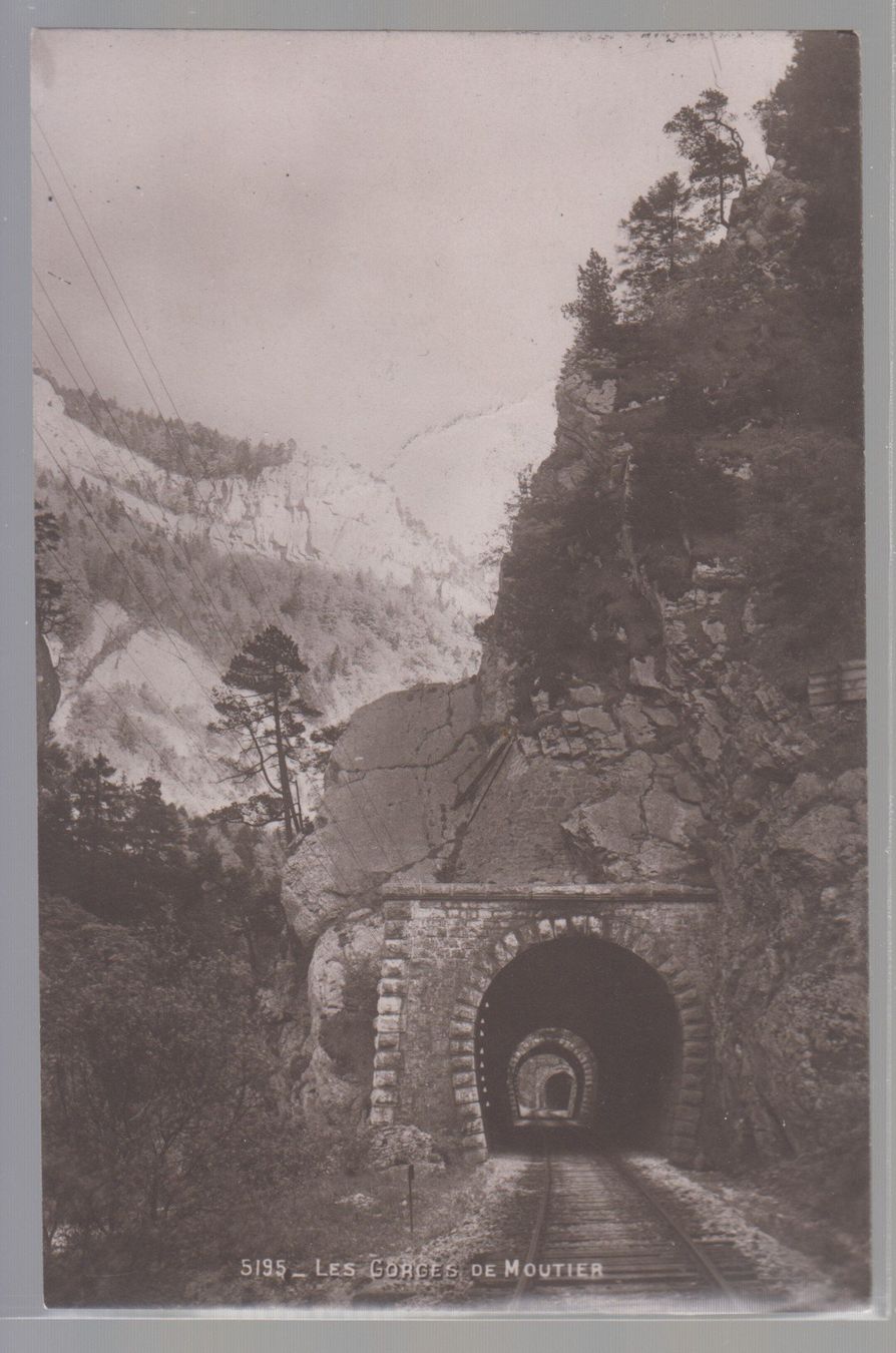 Ansichtskarten: Carte Les Gorges de Moutier – Gebraucht aus Boécourt von Denteles66