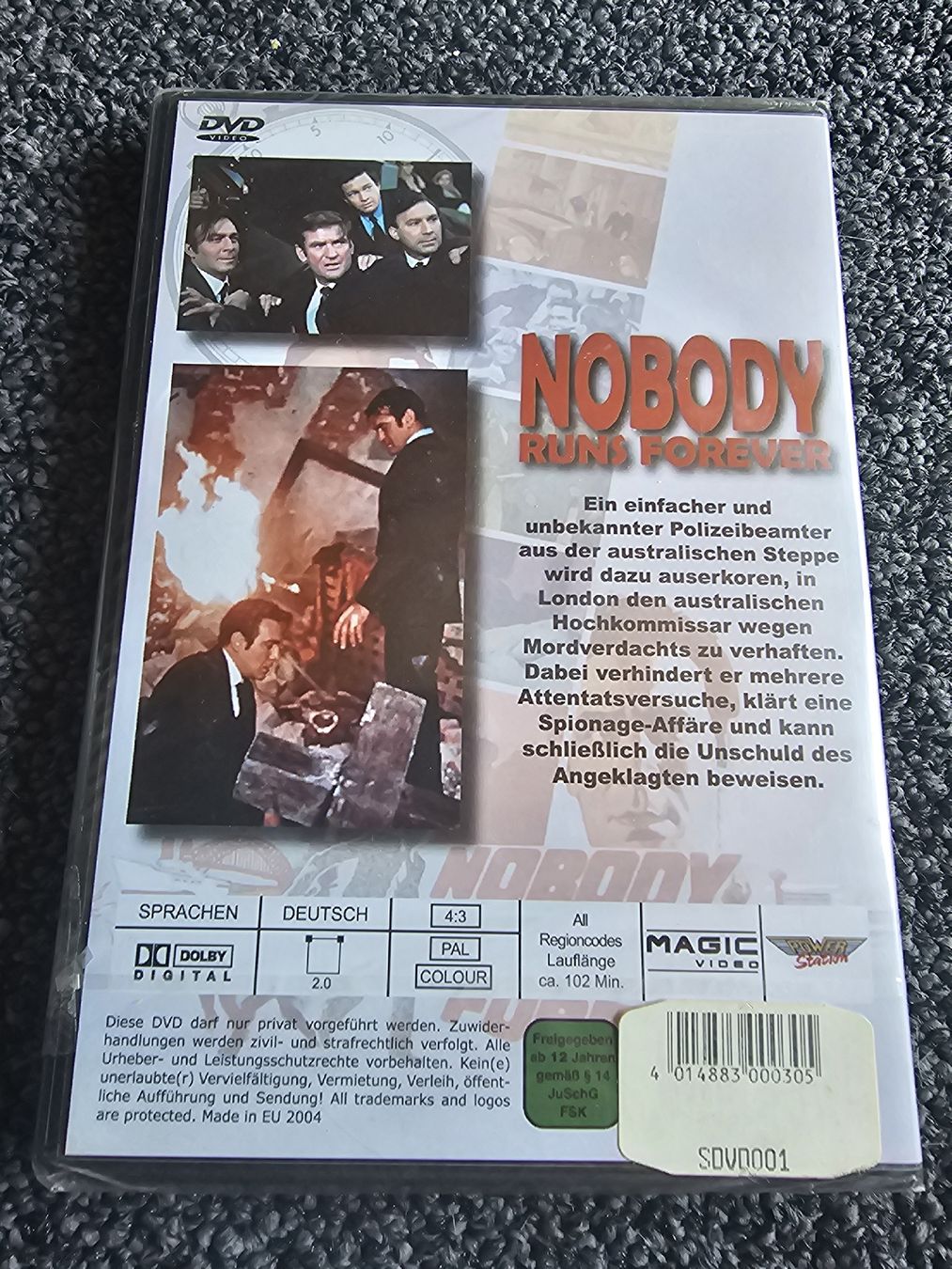 Tutti i DVDs: DVD Nobody Runs Forever Neuverpackt – Nuovo e nell'imballaggio originale da Ruswil venduto da jan_bxl5 1