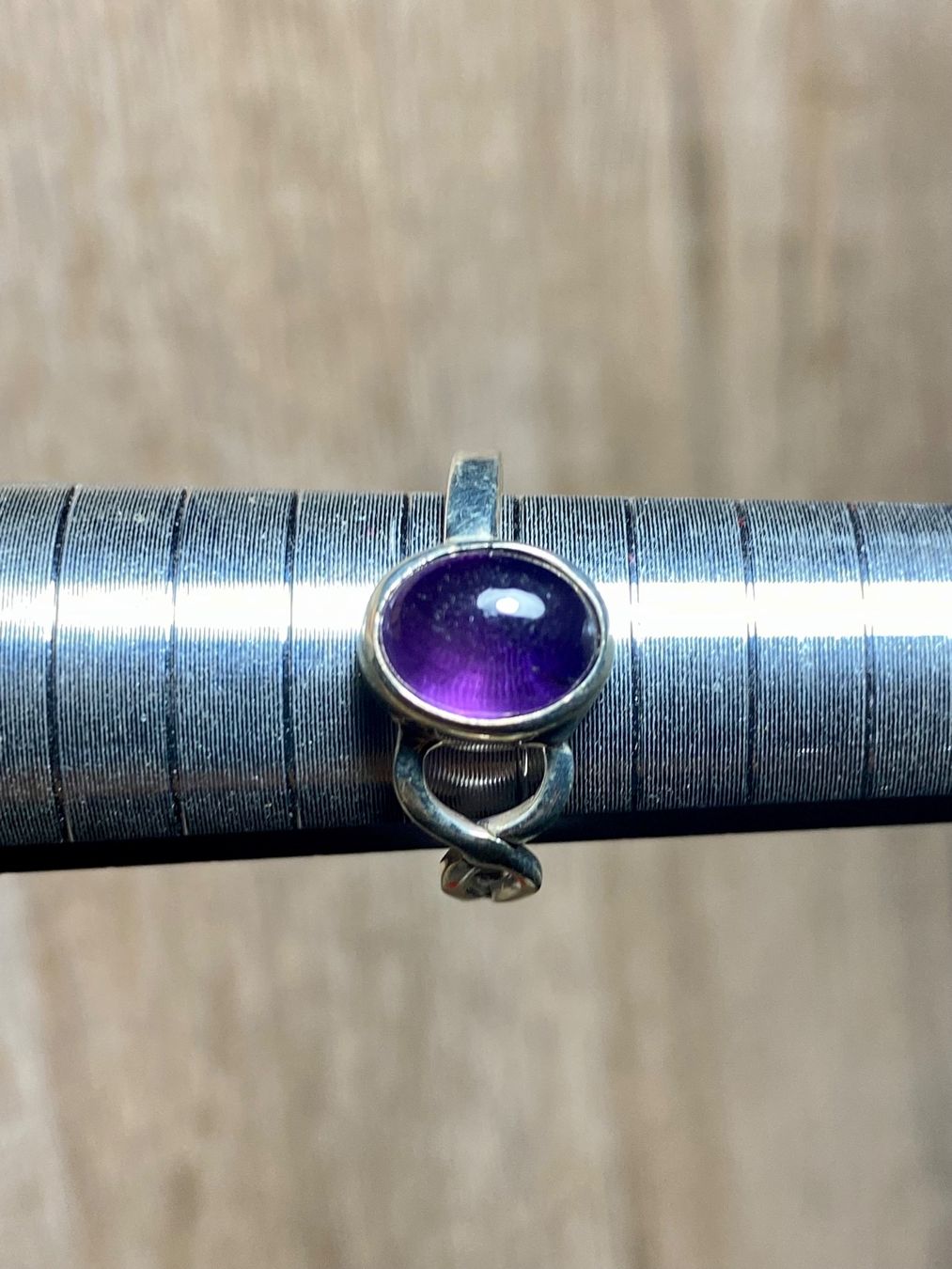 Anelli: kunstvoller Silberring - natürlicher Amethyst – Nuovo e nell'imballaggio originale da Laax venduto da Kiki_Kingdom3 8