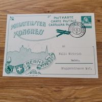 Luftpost Brief 1939 Bern Baden Kongres