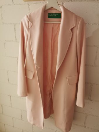 Schicker Übergangsmantel in Rosé Gr. 36 von Benetton