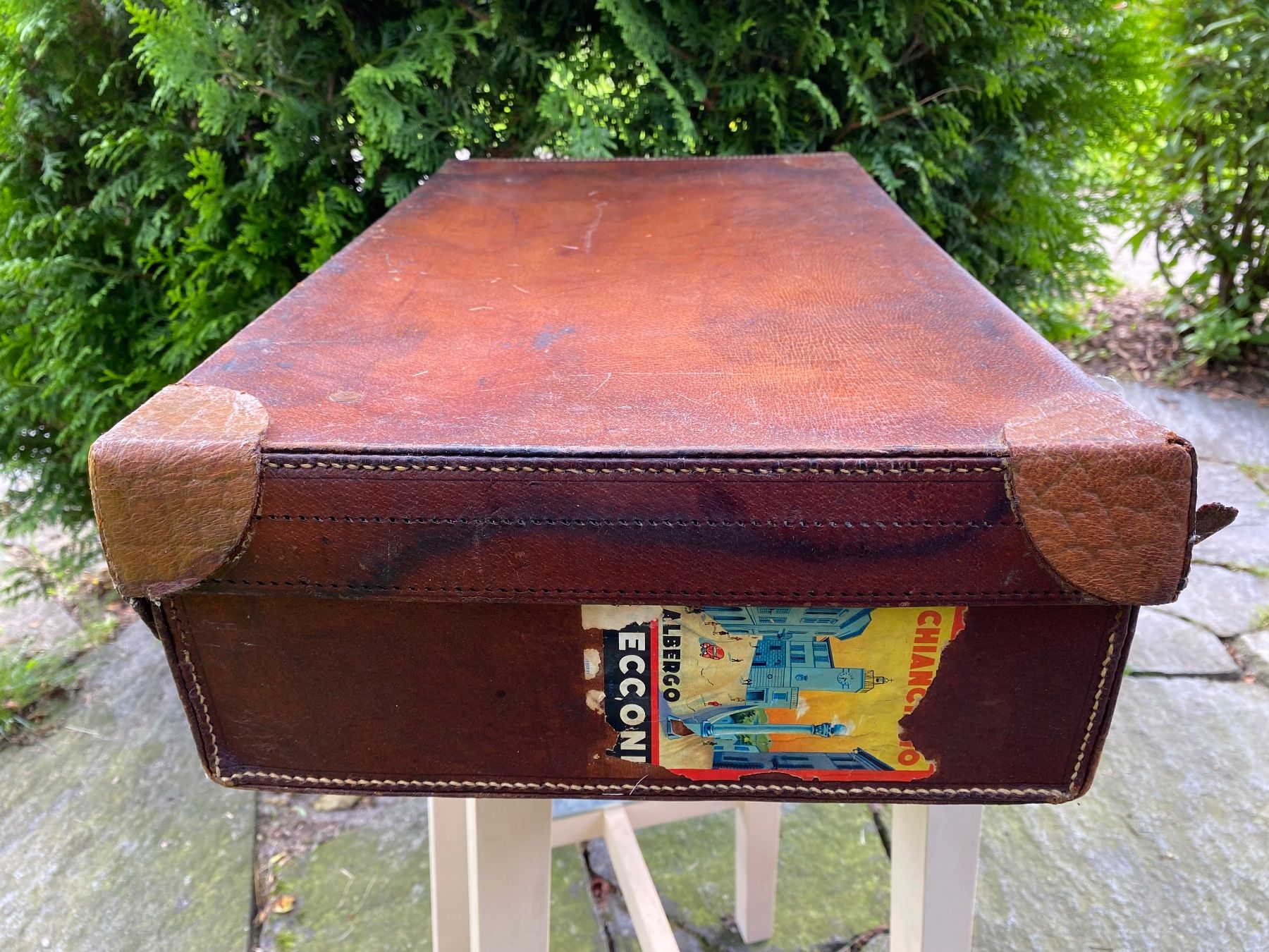 Cassapanche: seltener antiker Finnigans Reisekoffer / Oldtimer Koffer – Usato da Feldbach venduto da Olive1 1