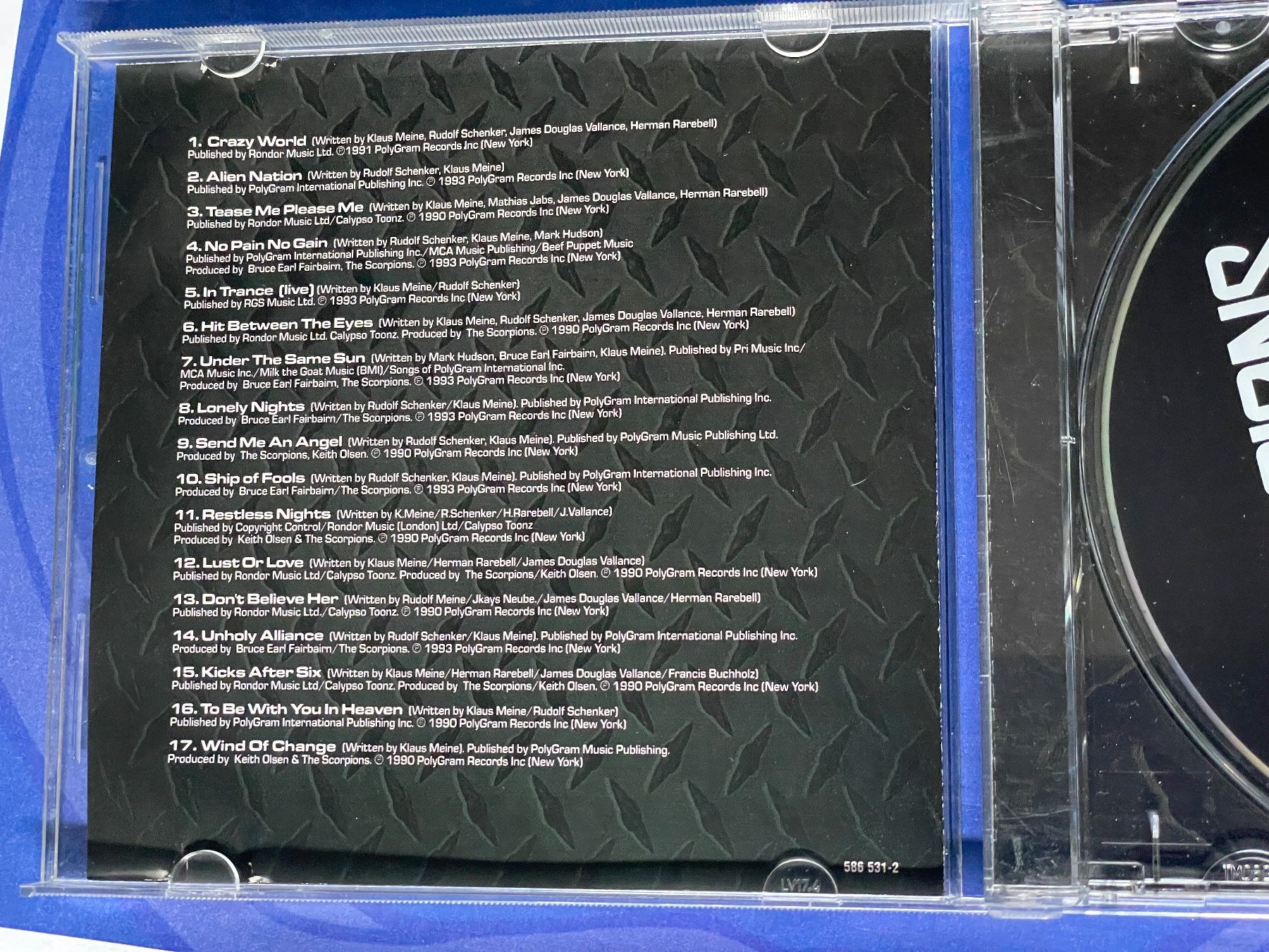 CD: Scorpions – Usato da Muri b. Bern venduto da AdidasCollector 4
