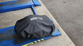 Weber Q 1400 Dark Gray Elektrogrill mit Abdeckung und Zubehö