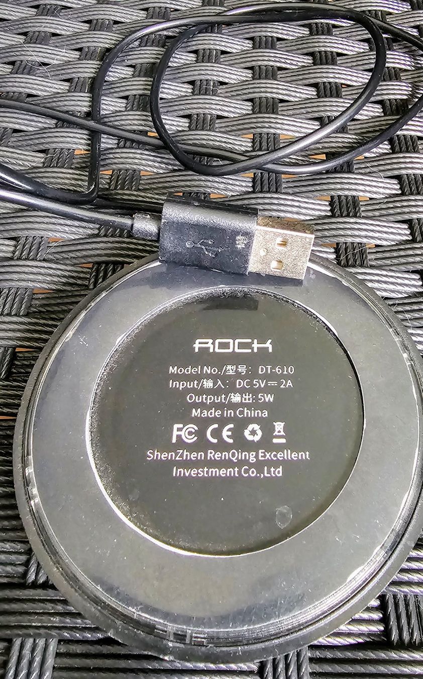 Caricabatterie: Rock Wireless Charging. – Usato da Zug venduto da Andkur1971 1