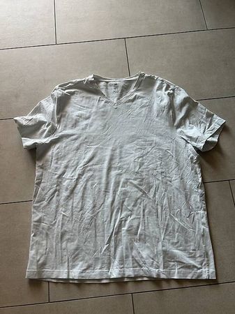 weisses V-T-shirt Herren H&M