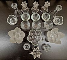 Lot de 19 photophores et bougeoirs - Ambiance chaleureuse