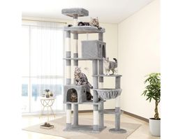 XXL Kratzbaum Kletterbaum Katzenbaum 213cm Katzenhaus