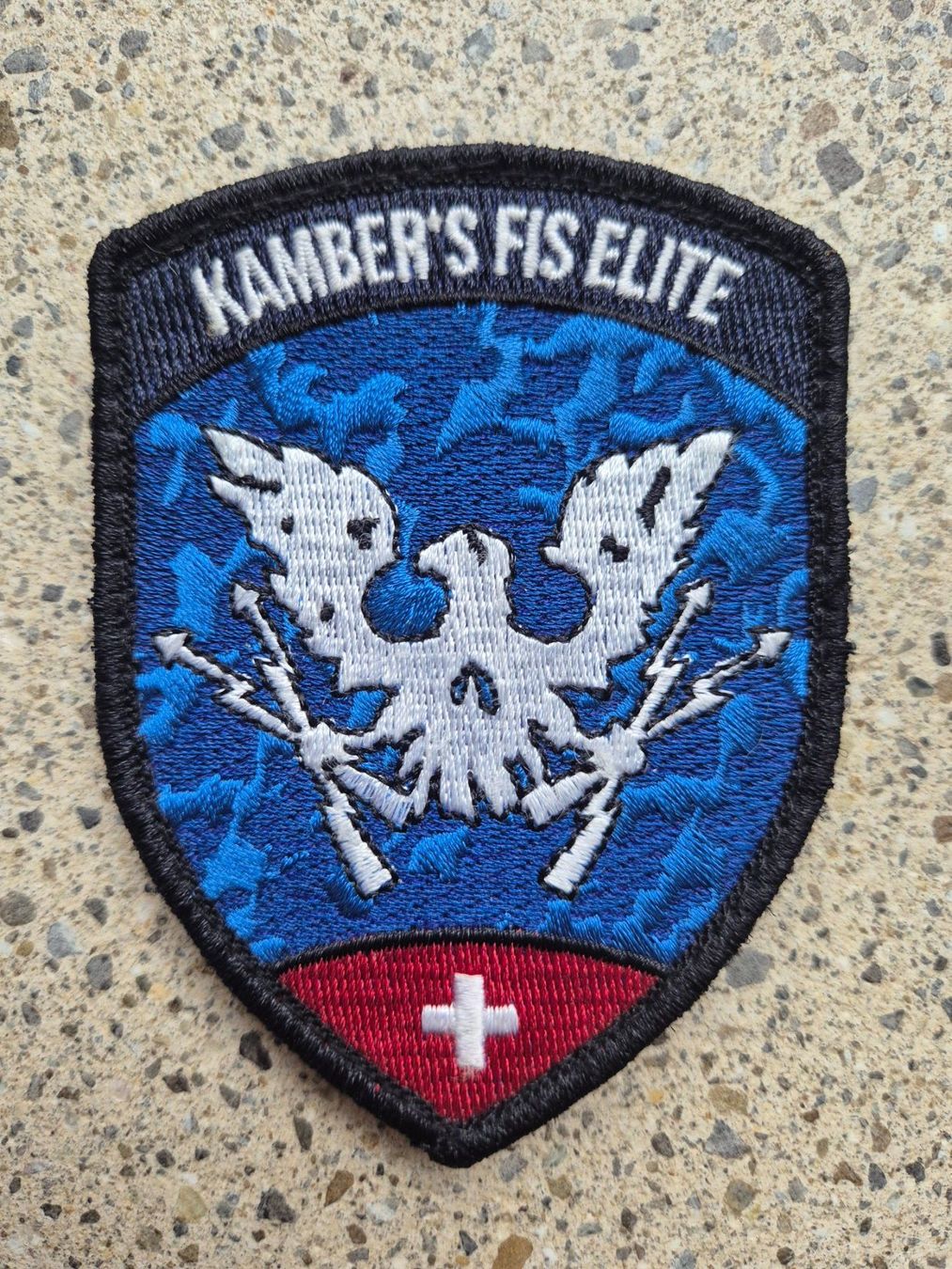 Schweizer Armee Placchette & Badge: *** Zugsbadge mit klett *** – Nuovo e nell'imballaggio originale da Riedholz venduto da fr_sIruP