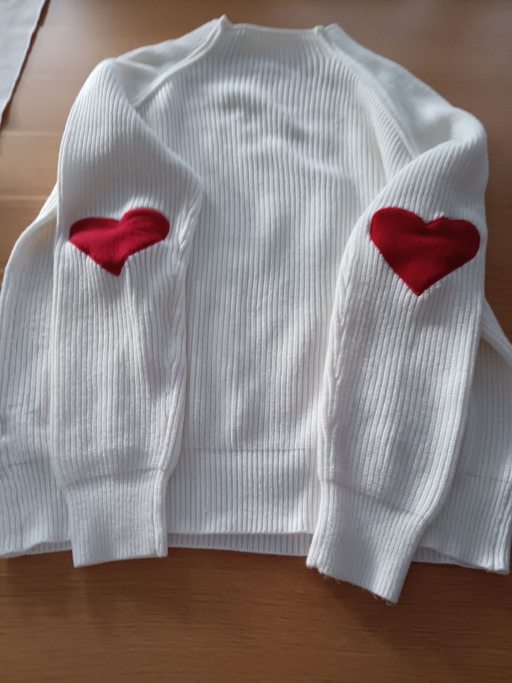 Lascana Maglioni & Felpe: wunderschöner Lascana Strickpullover mit Herzen, neuwertig – Nuovo (secondo la descrizione) da Stansstad venduto da leoni66 1
