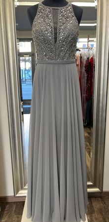 Elegantes Abendkleid mit Glitzer - Gr. 36