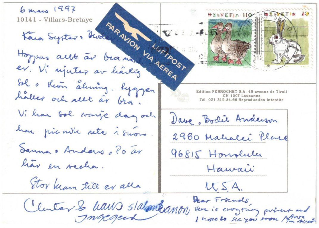 Cartoline postali: Villars - 5 Bild AK Col de Bretaye – Usato da Binningen venduto da Mountainrider 1