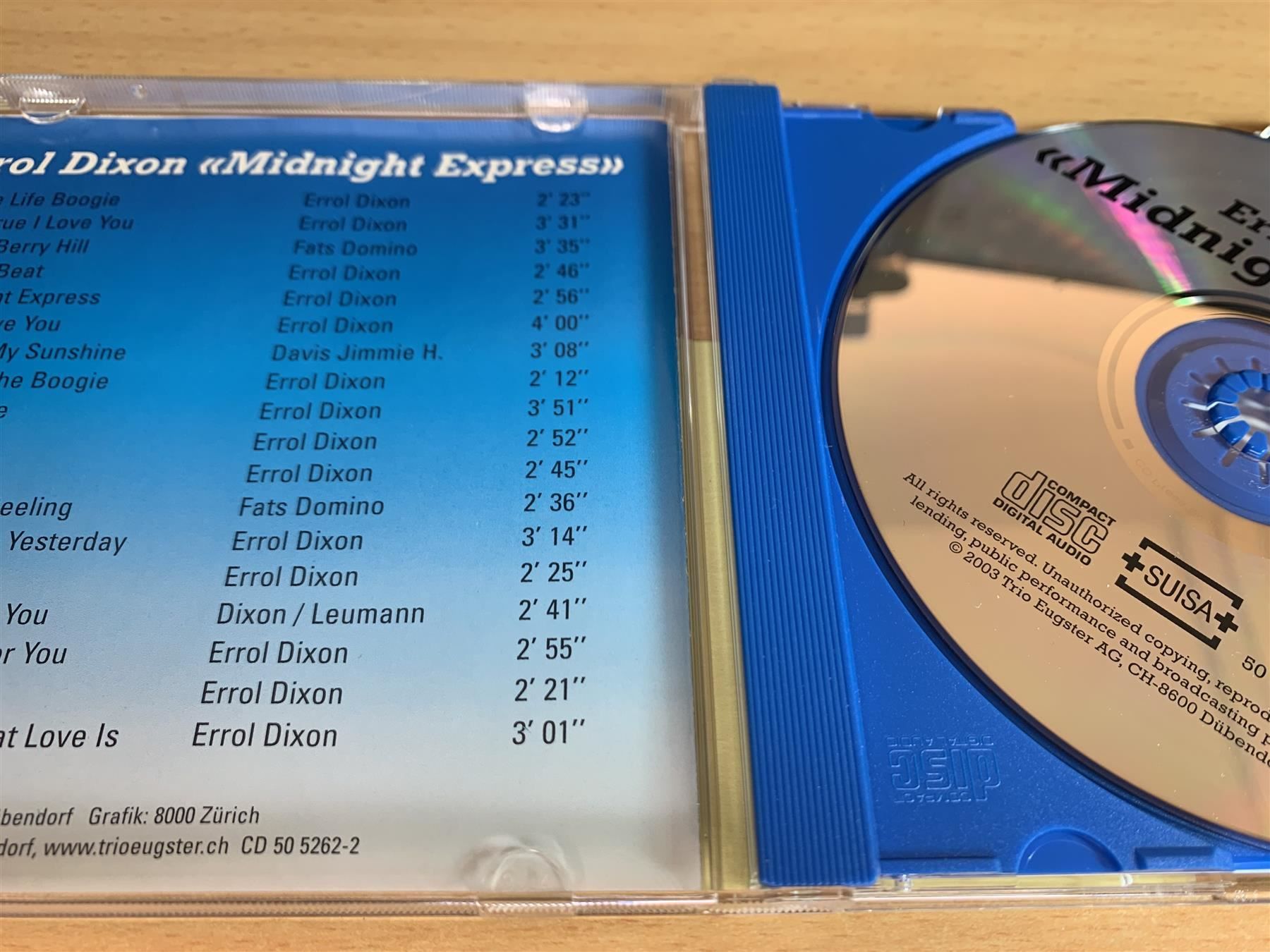 CDs: Errol Dixon - Midnight Express – Gebraucht aus Rikon im Tösstal von Alpenmutz 2