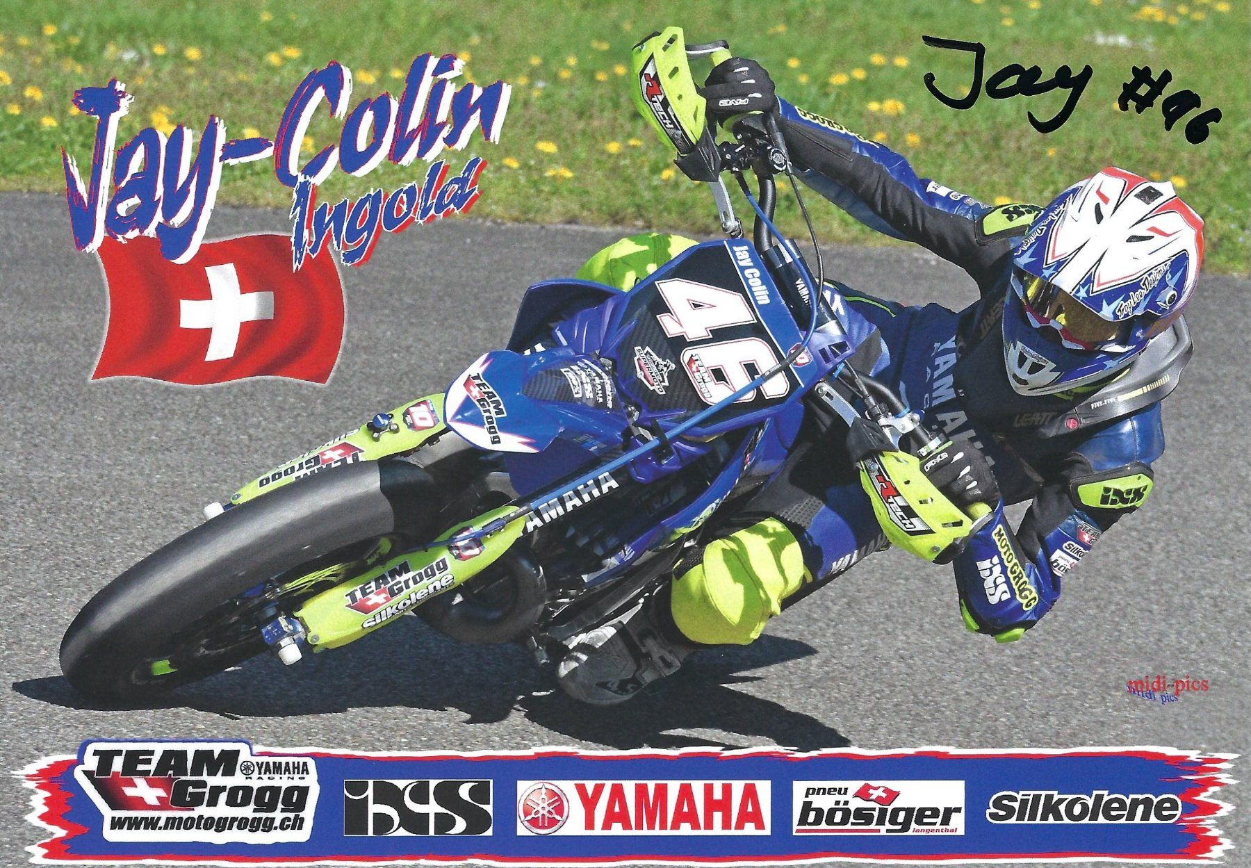 Autografi: Autogrammkarte Jay-Colin Ingold – Usato da Aarburg venduto da Hktm