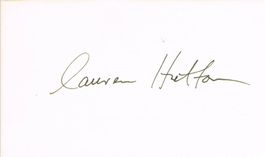 Lauren Hutton 1943- Autogramm signiert Karte 8x13cm