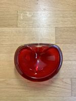 Vide-poche en verre rouge – Murano
