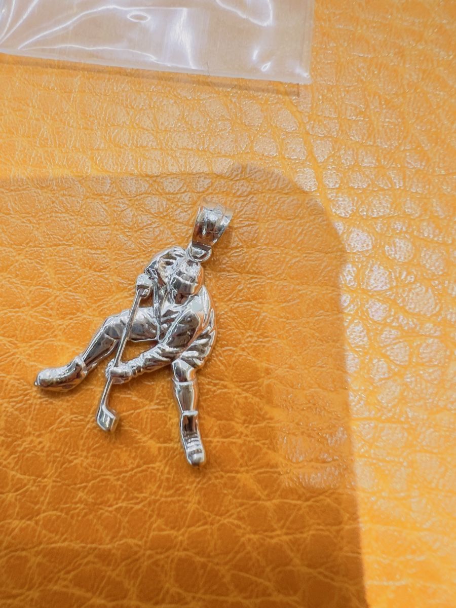 Catenine: Hockey .925 sterling silver pendant – Nuovo e nell'imballaggio originale da Bern venduto da Things4U2buy