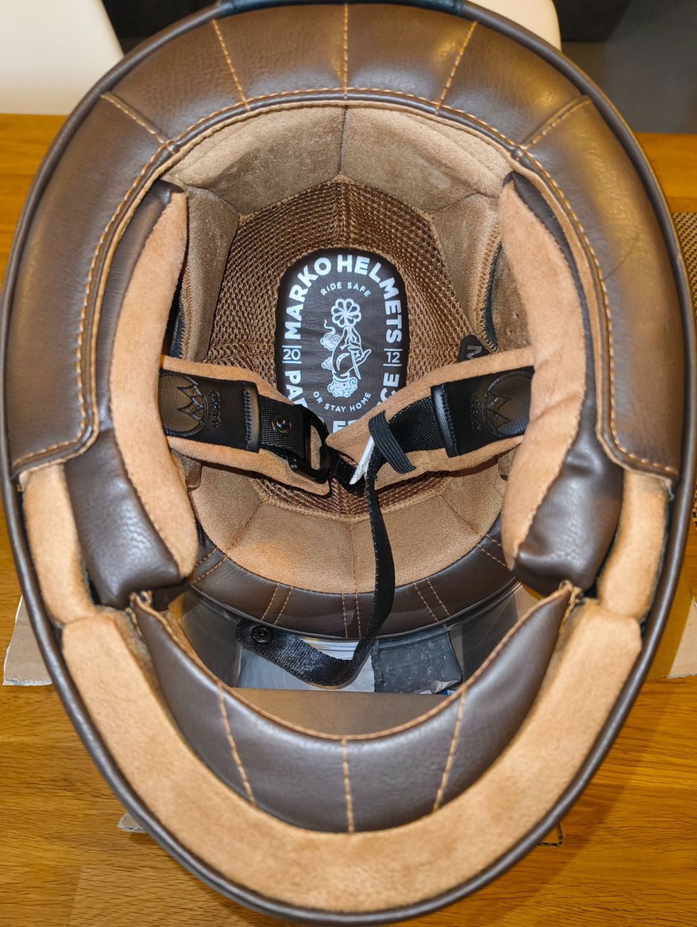 Helme & Visiere: Casque Intégral FULL MOON 2 Crème/Noir Mârkö – Neu (gemäss Beschreibung) aus Cheyres von kris70 1