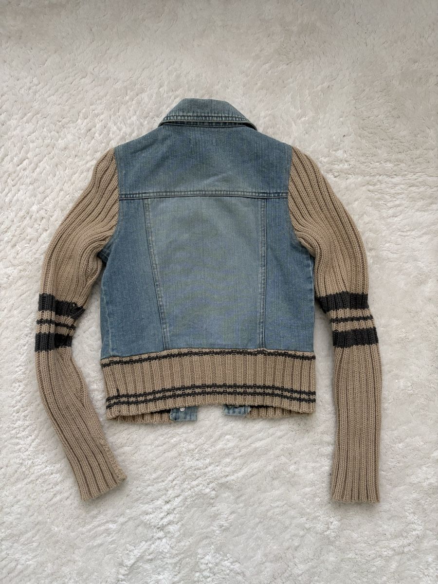 Vero Moda Giacche: vintage Jeansjacke mit Strickärmeln – Usato da Gams venduto da ajd_b2hl 4