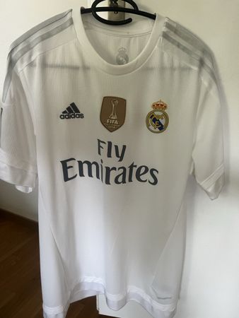 Real Madrid Home 15/16 Ronaldo Jersey Original L Top Zustand
