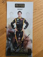 Handsigierte Roman grosjean Autogrammkarte
