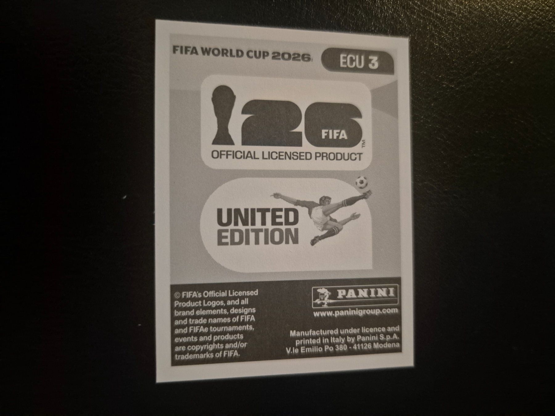 Panini Carte collezionabili: Panini WM 26 ECU 3 – Nuovo (secondo la descrizione) da Rorschacherberg venduto da AJ3108 1