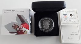 Piece Argent 25$ Vancouver 2010 Curling Coffret Certificat