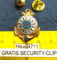 MARITIME PIN MILITAIR FRANCE GOLDIG mit SECURITY-CLIP