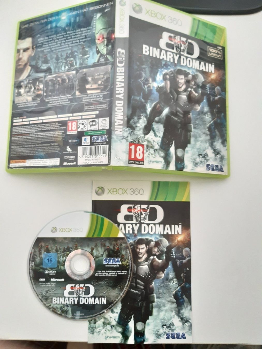 Microsoft Giochi: Binary Domain für Xbox 360 – Usato da Dietikon venduto da Hwengi