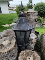 Wandlampe schwarz Metall Laternenform 3er Set