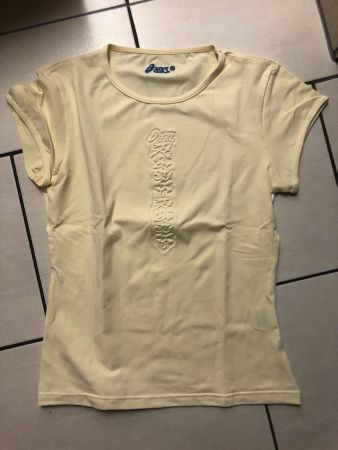 asics -Damen Sport- T-Shirt-weiss-Größe L