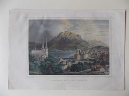 Luzern Pilatus koloriert