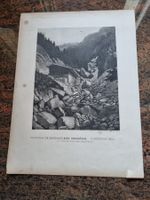 Originale Grafik Bergmühle Stahlstich - Tiefenkasten GR