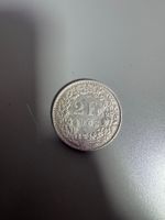 2 Franken 1963 Silber gute Erhaltung Münze CHF