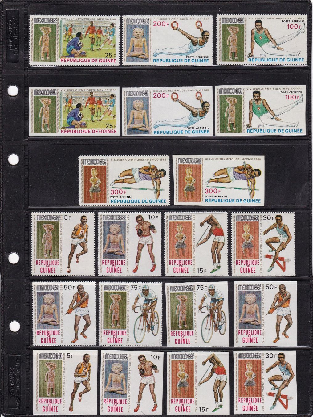 Alle Briefmarken: GUINEA 1968 – Neu (gemäss Beschreibung) aus Gretzenbach von Sikim