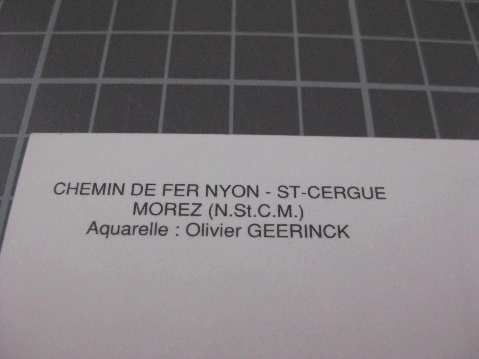 Cartoline postali: AK Chemin de fer Nyon St Cergue Morez Ns – Nuovo (secondo la descrizione) da Malters venduto da Marosko 2