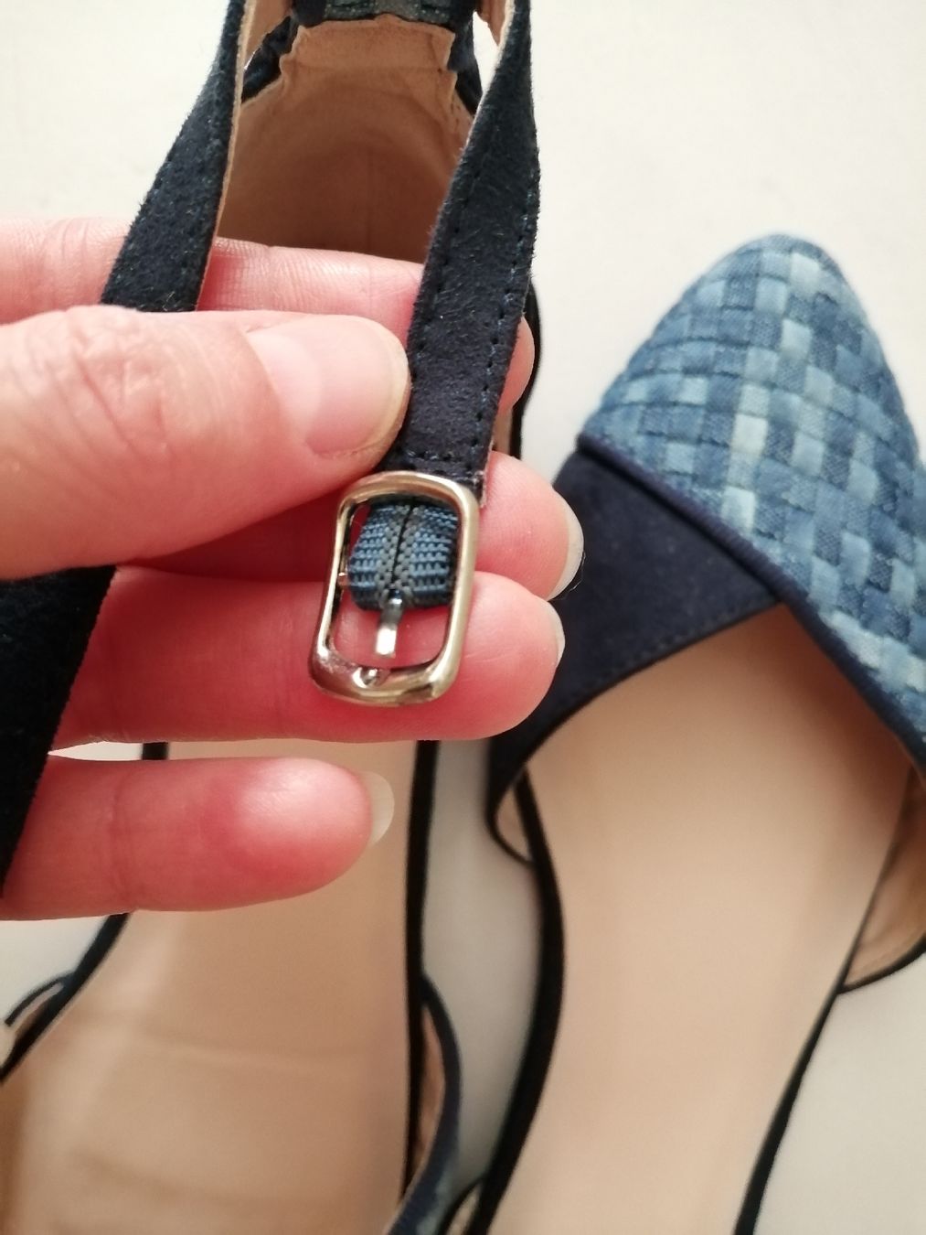 La Redoute Scarpe da donna: Sommerschuhe im Jeanslook, Gr. 38 – Nuovo (secondo la descrizione) da Windisch venduto da mer_6cjk 3
