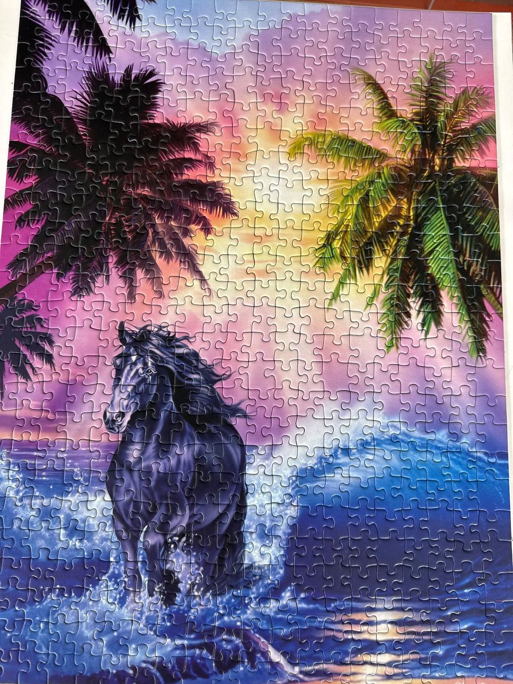 Puzzle: Pferde Puzzle 500 Teile, neuwertig – Nuovo (secondo la descrizione) da Elsau venduto da CTN20 1
