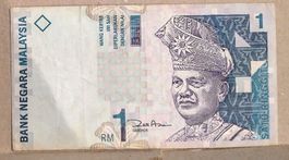 Malaysia 1 Ringgit Banknote