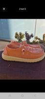 Neu neuf Chaussures Hey Dude saumon mocassins tissu unisexe