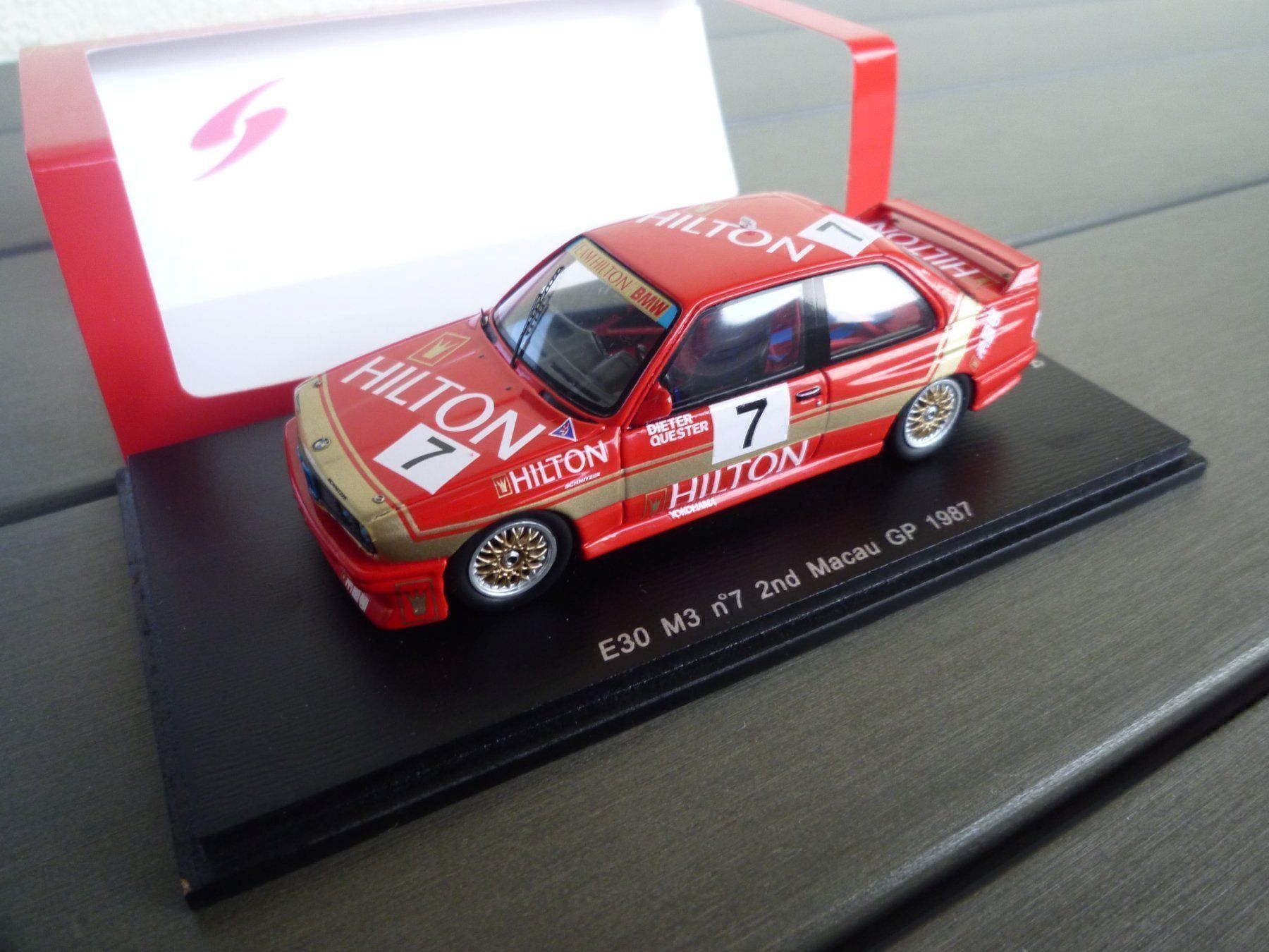 Modellautos: BMW M3 (E30) (Macau GP 1987) – Neu und originalverpackt aus Flawil von Imperiosud 6