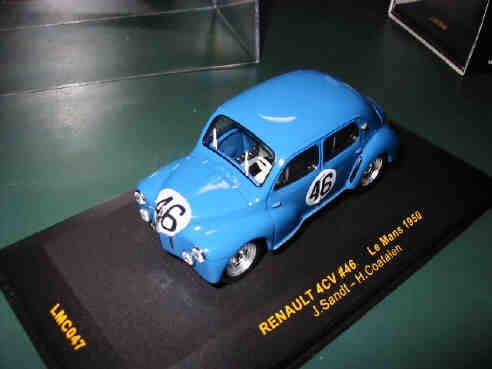 Renault 4CV #46 Le Mans 1950 – Modèle Réduit IXO 1/43 – Neuf