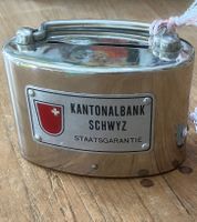 KÄSSELI MIT SCHLÜSSEL !! KANTONALBANK SCHWYZ VERCHROMT