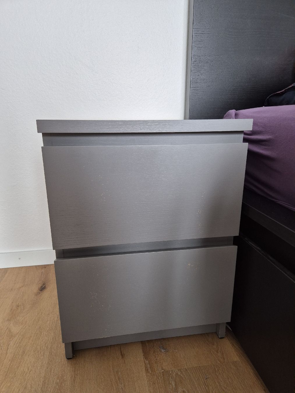 Ikea Comodini: 2 Tables de nuit IKEA grises – Usato da Les Hauts-Geneveys venduto da leo_5jl5