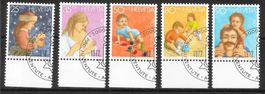 Pro Juventute Serie 1987 ET Halbmondstempel 24.11.1987