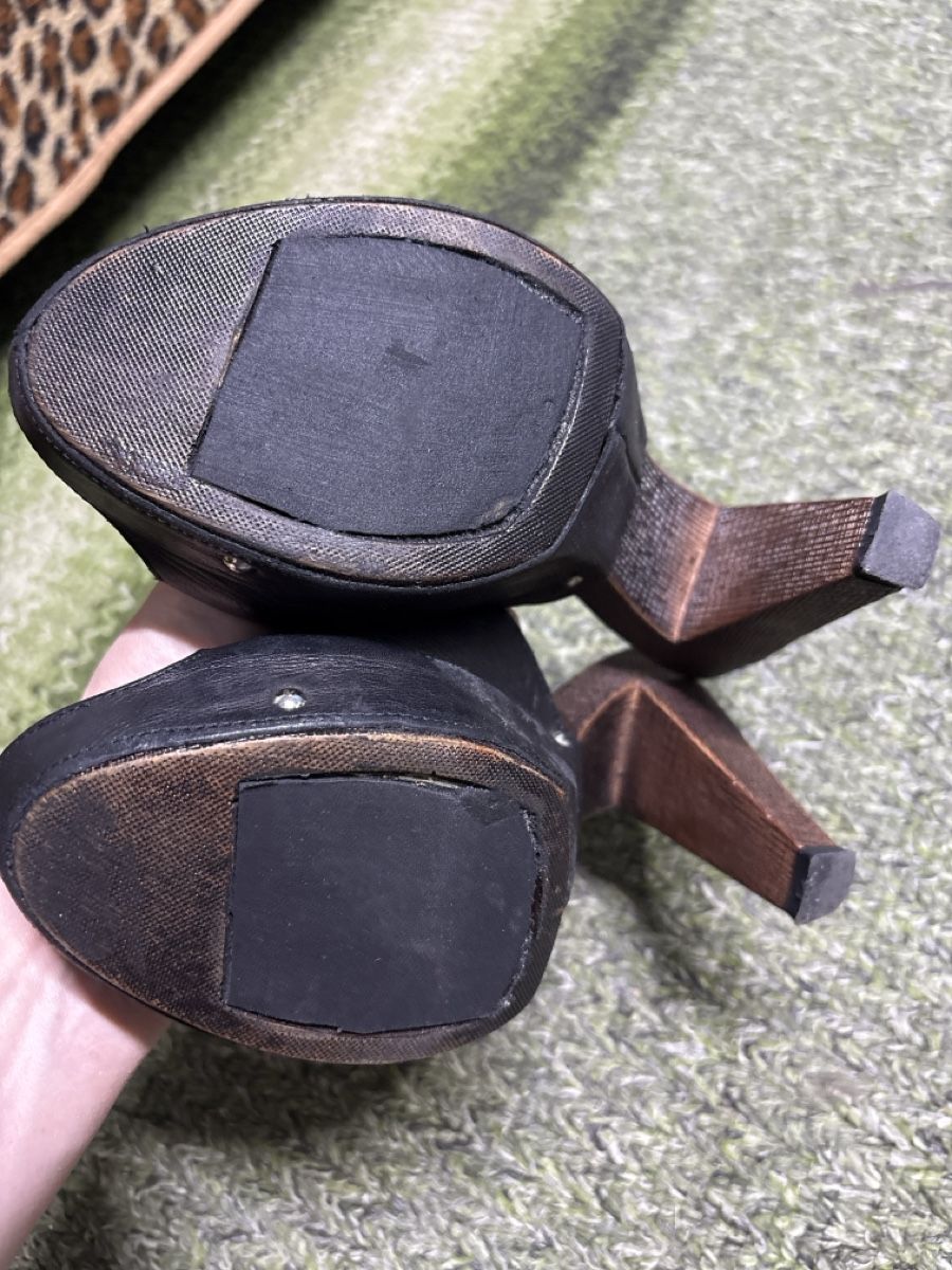 Scarpe da donna: Pantoletten Vicino Hand made Y2K Leder – Usato da Bern venduto da LoveVintageY2K 3