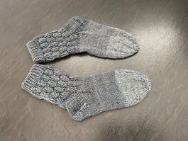 Handgestrickte Kindersocken Gr.30/31 Fusslänge 18,5 cm