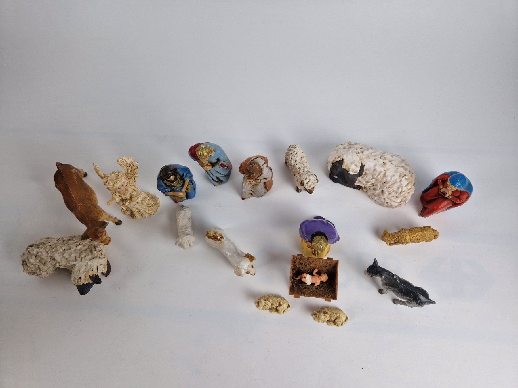 Tutte le decorazioni: Mini Weihnachtsfiguren (Krippe) – Usato da Muhen venduto da Restwert_Muhen 1